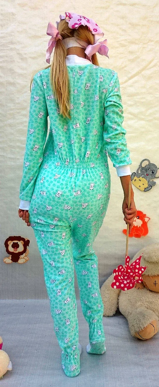 adult baby sleeper "Classic Zipper" (terry)