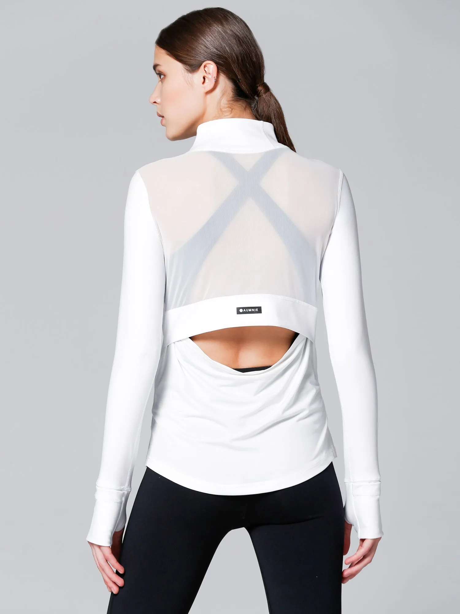 AIR JACKET, WHITE/WHITE MESH