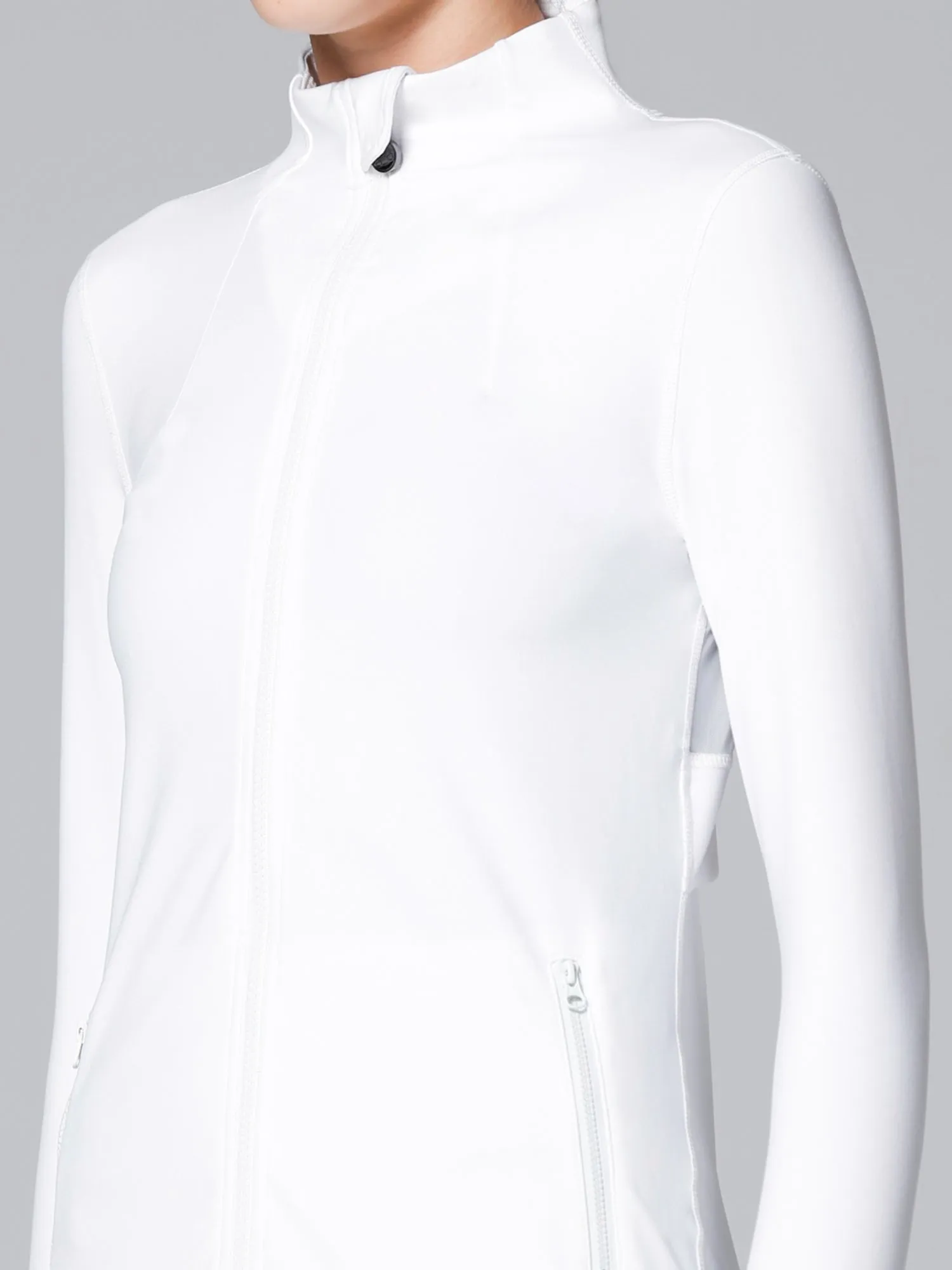 AIR JACKET, WHITE/WHITE MESH