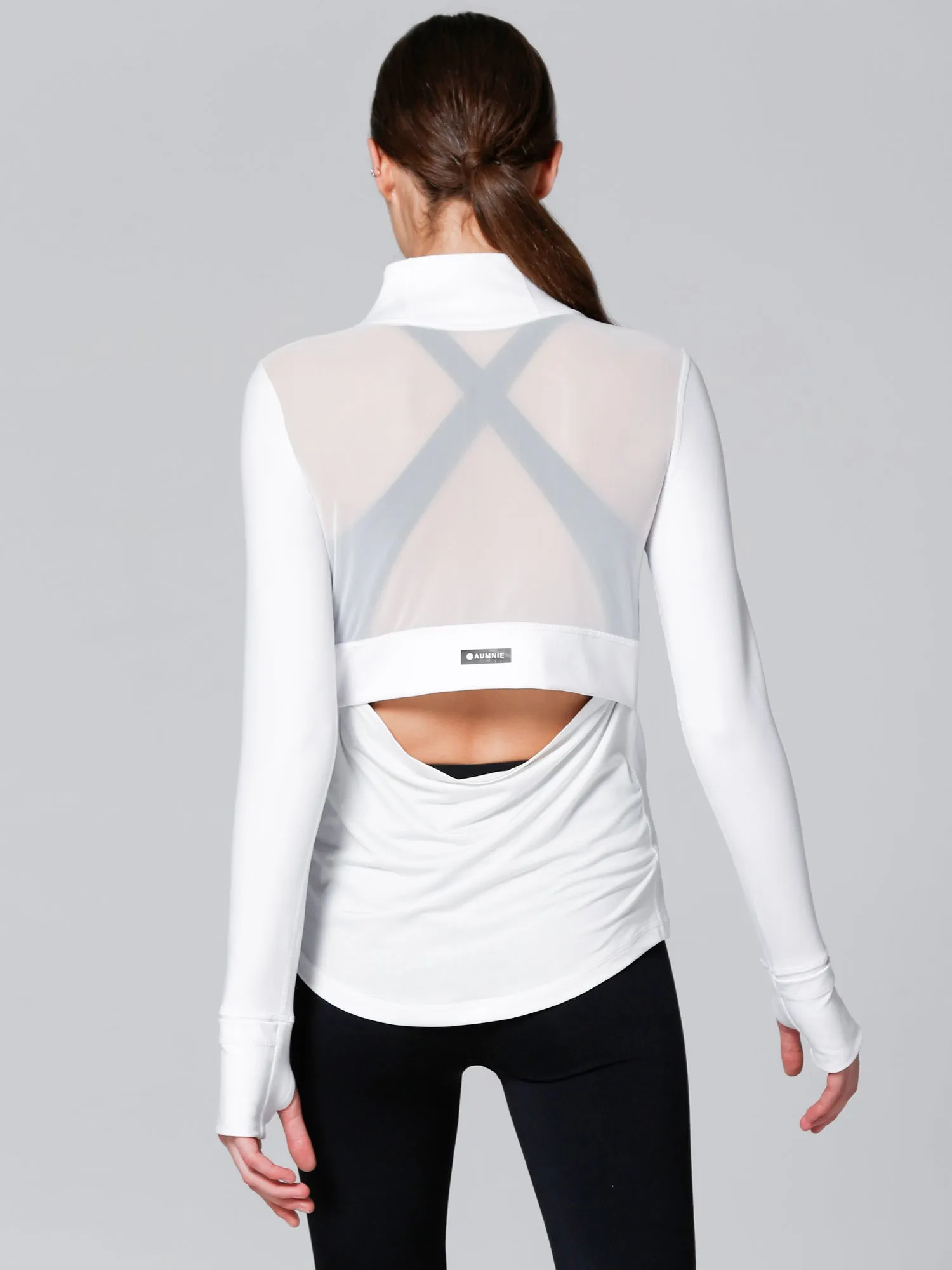 AIR JACKET, WHITE/WHITE MESH