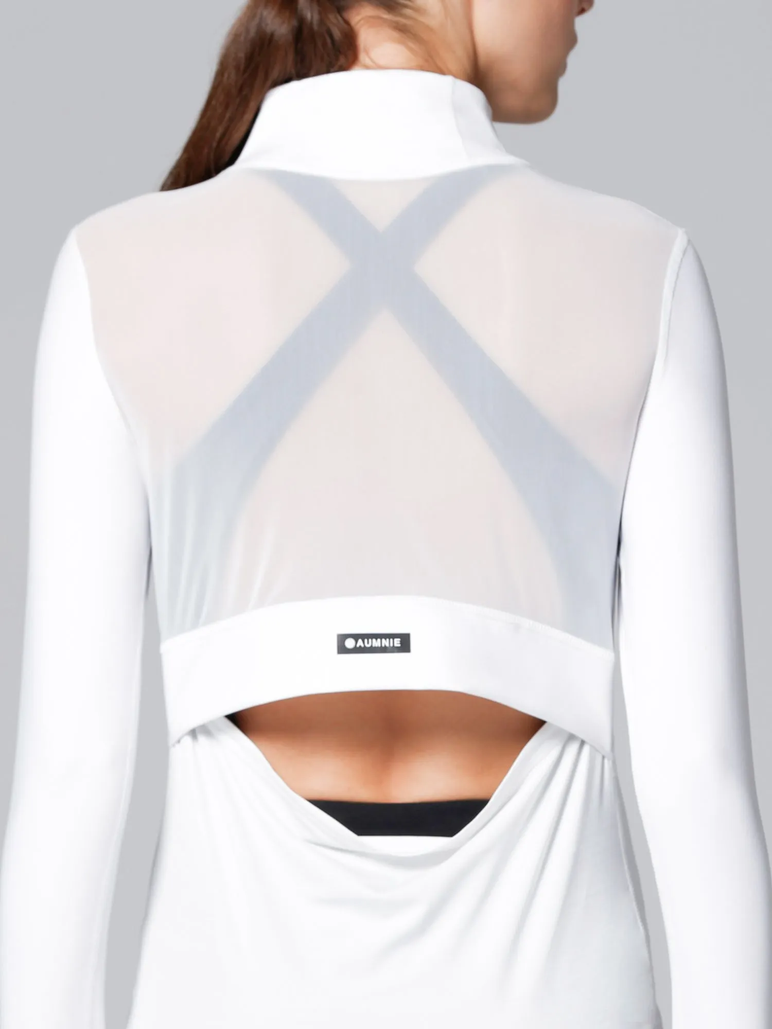 AIR JACKET, WHITE/WHITE MESH