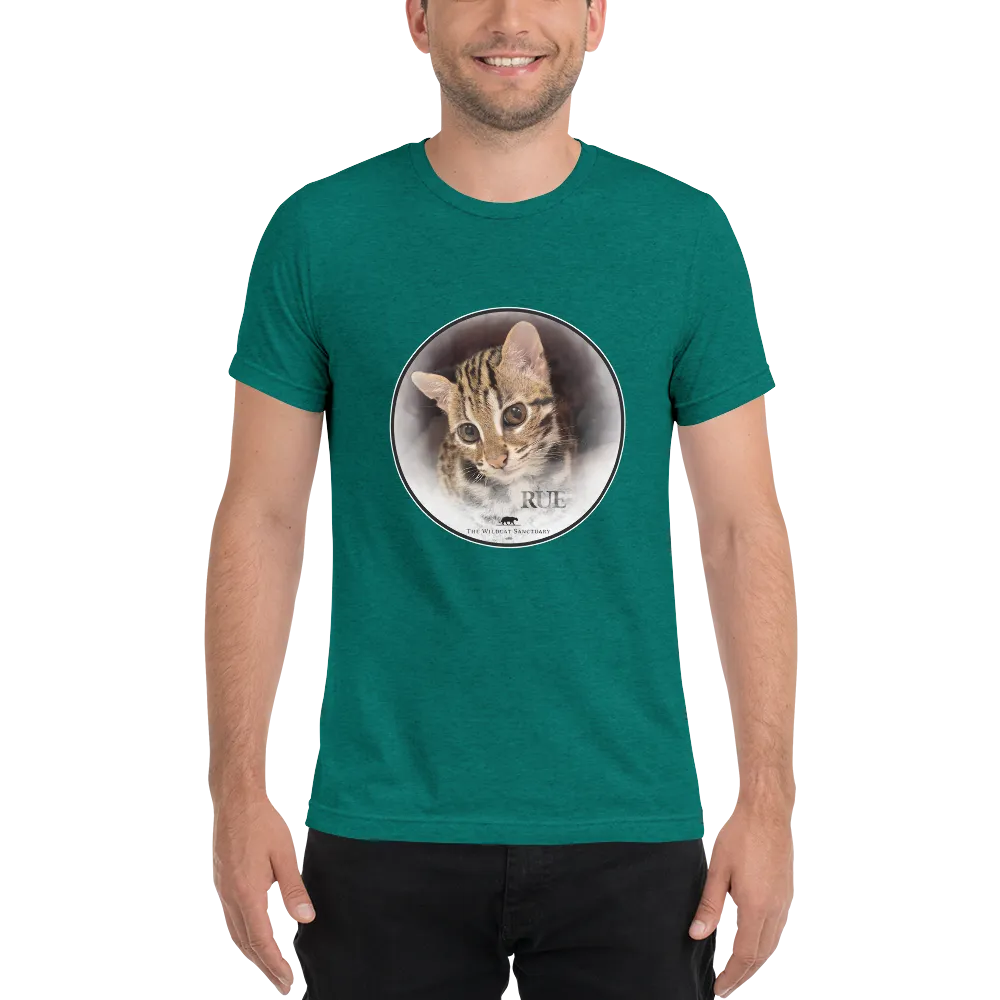 Asian Leopard Cat Rue Short Sleeve T-Shirt