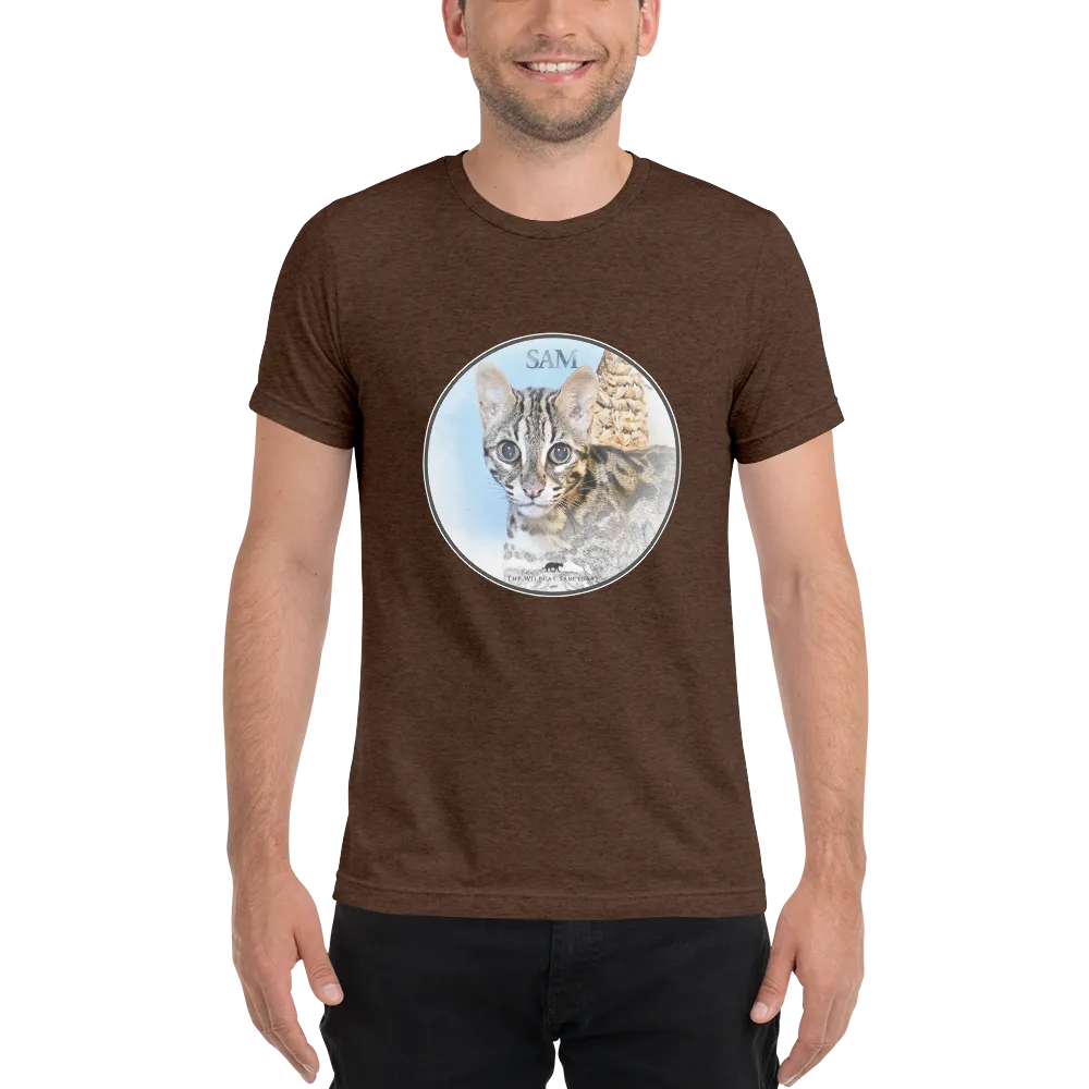 Asian Leopard Cat Sam Short Sleeve T-Shirt