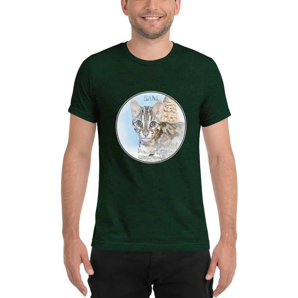 Asian Leopard Cat Sam Short Sleeve T-Shirt