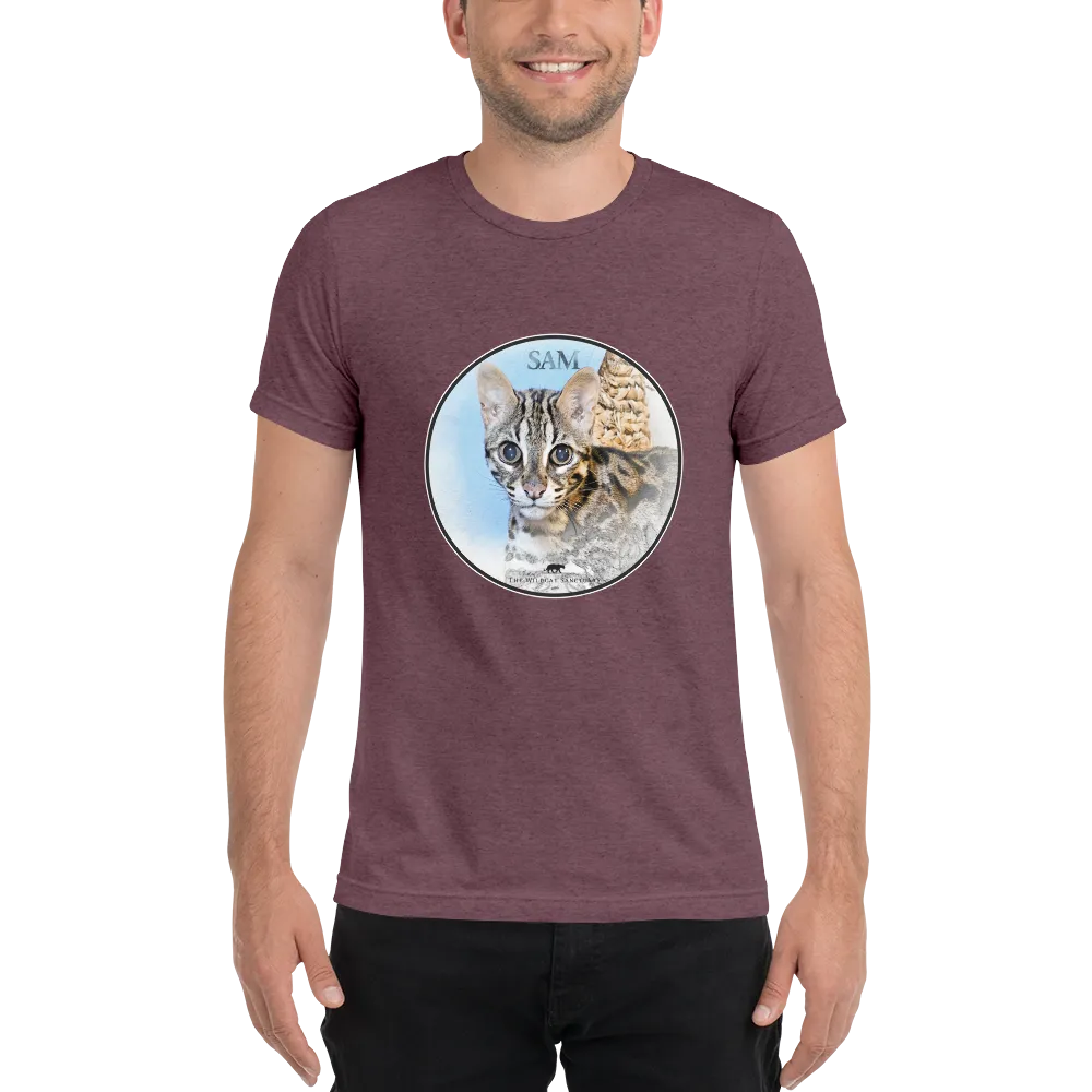 Asian Leopard Cat Sam Short Sleeve T-Shirt
