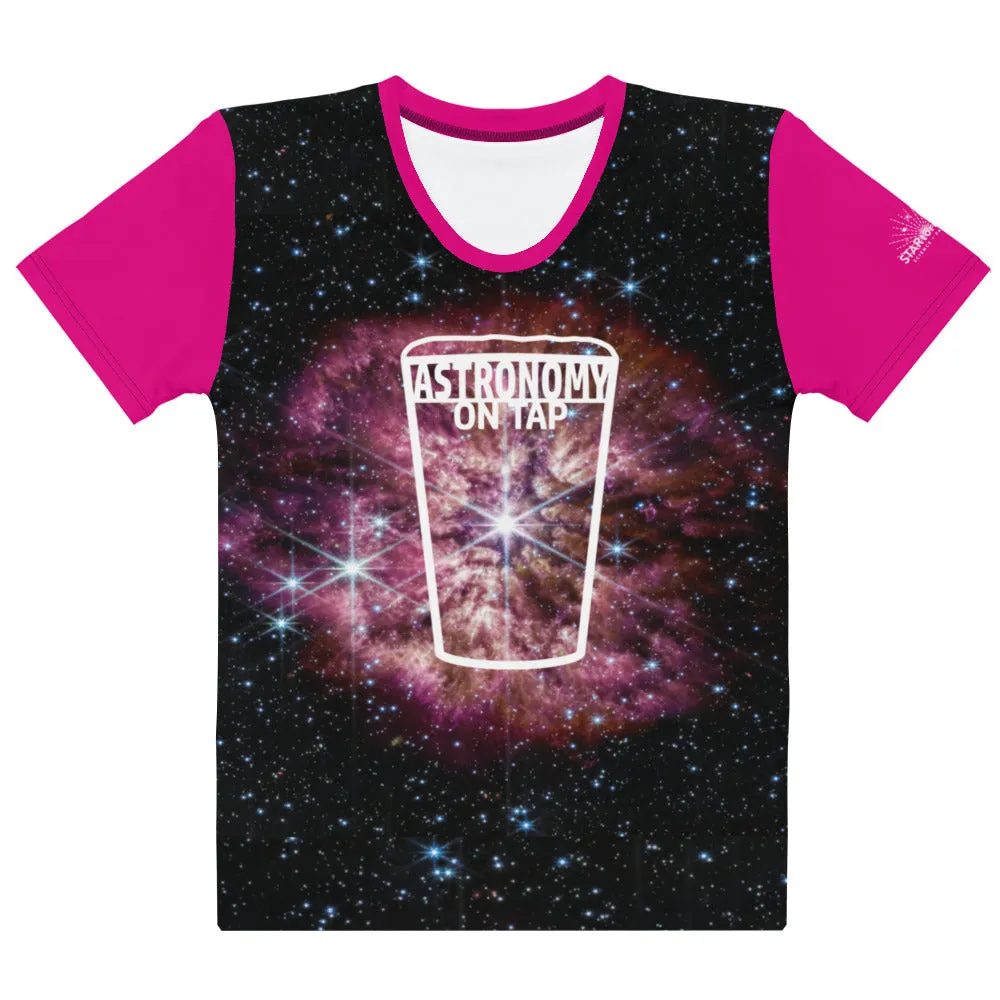 Astronomy on Tap "Carly" JWST WR 124 Fitted T-Shirt