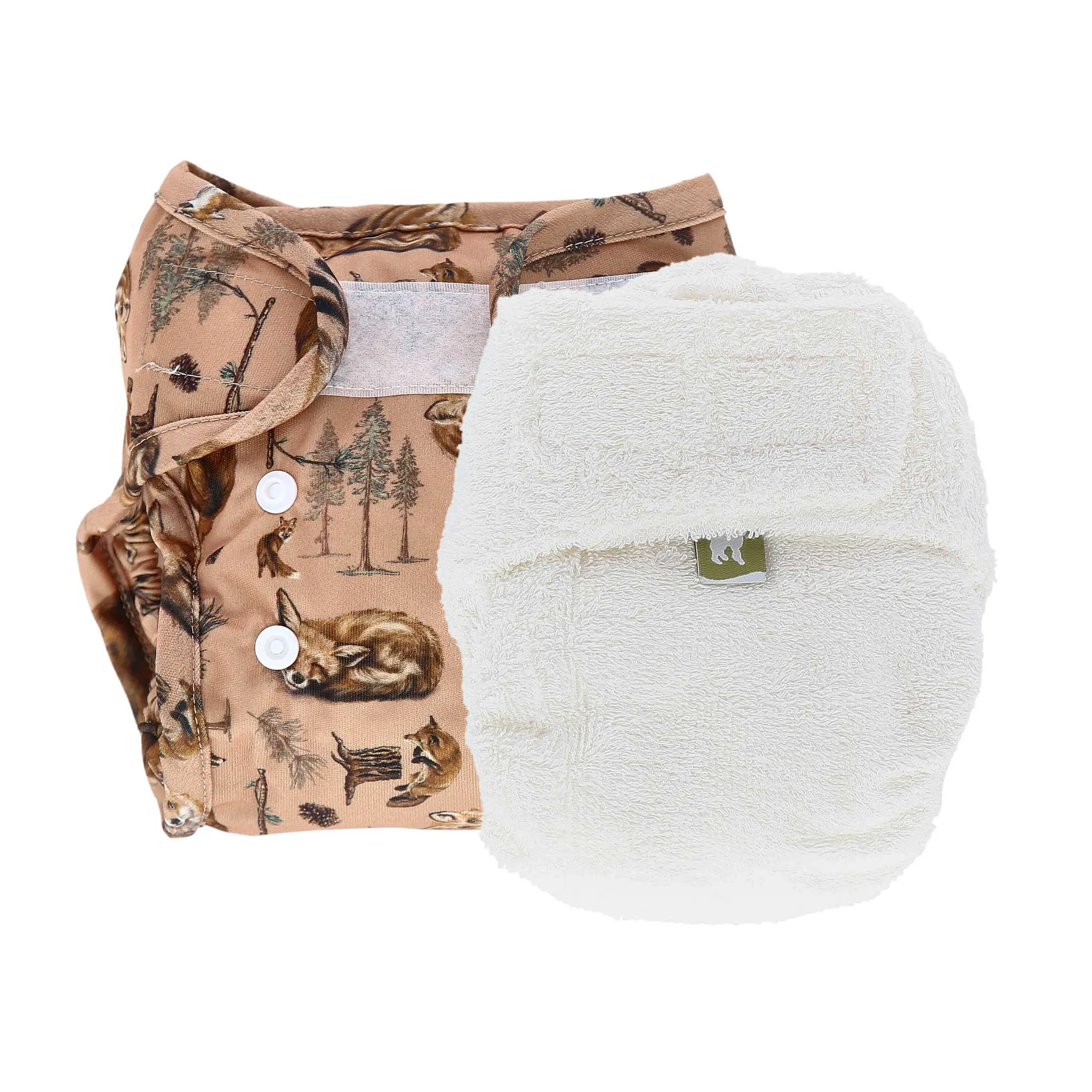 Bamboo Fitted Nappy and Wrap Trial Bundle