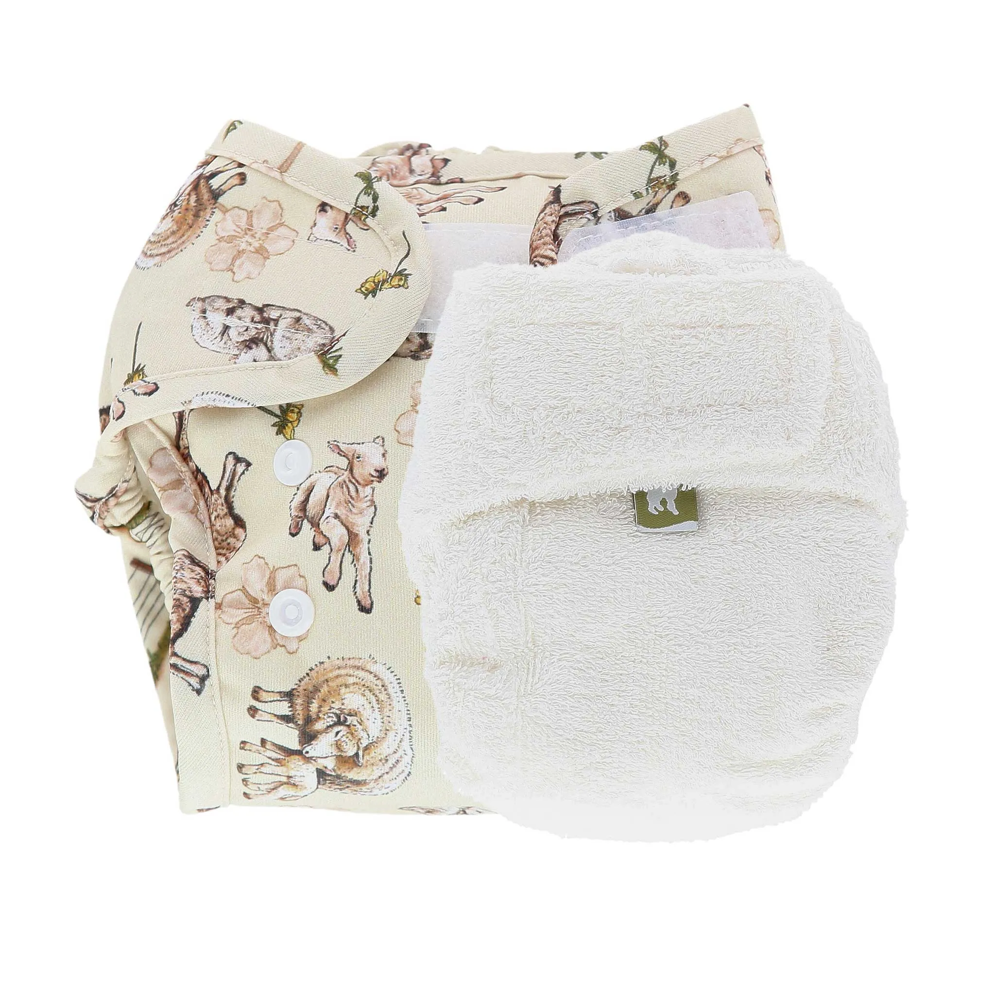 Bamboo Fitted Nappy and Wrap Trial Bundle
