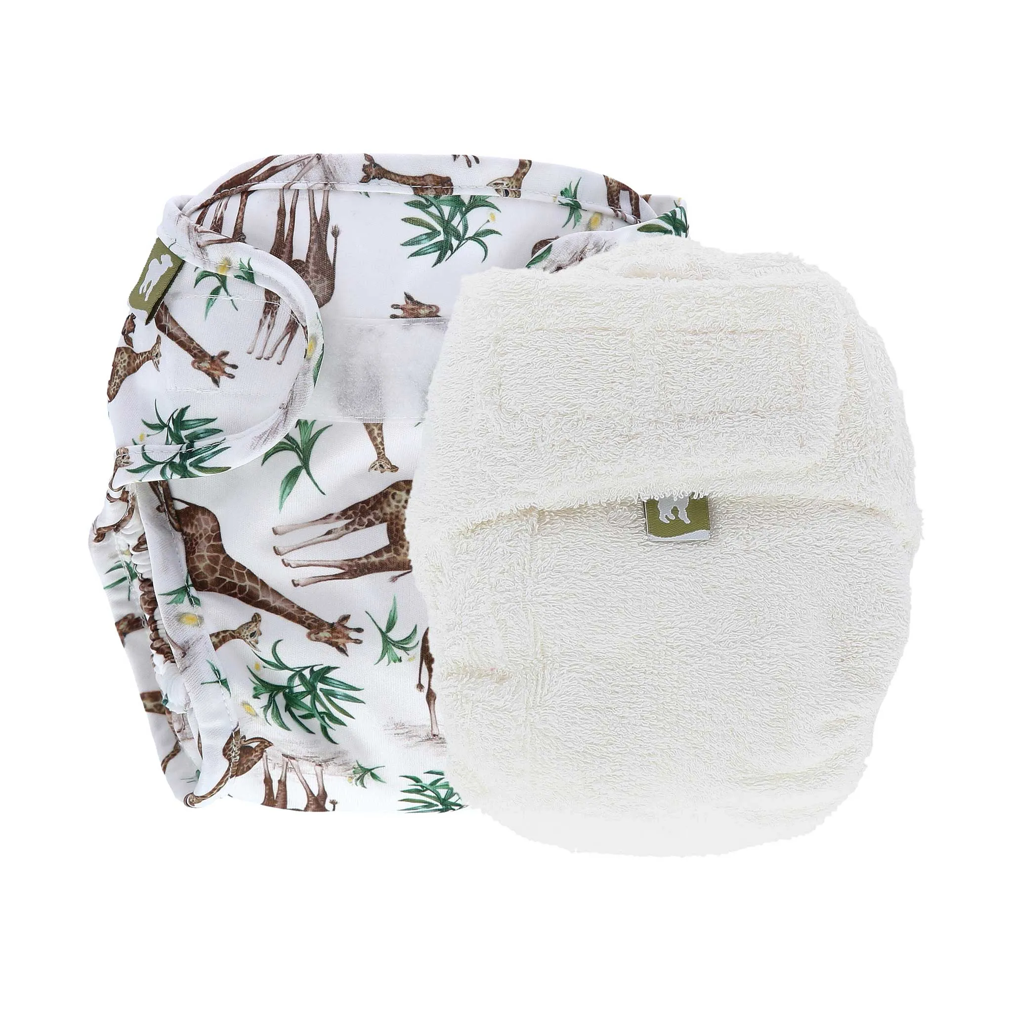 Bamboo Fitted Nappy and Wrap Trial Bundle