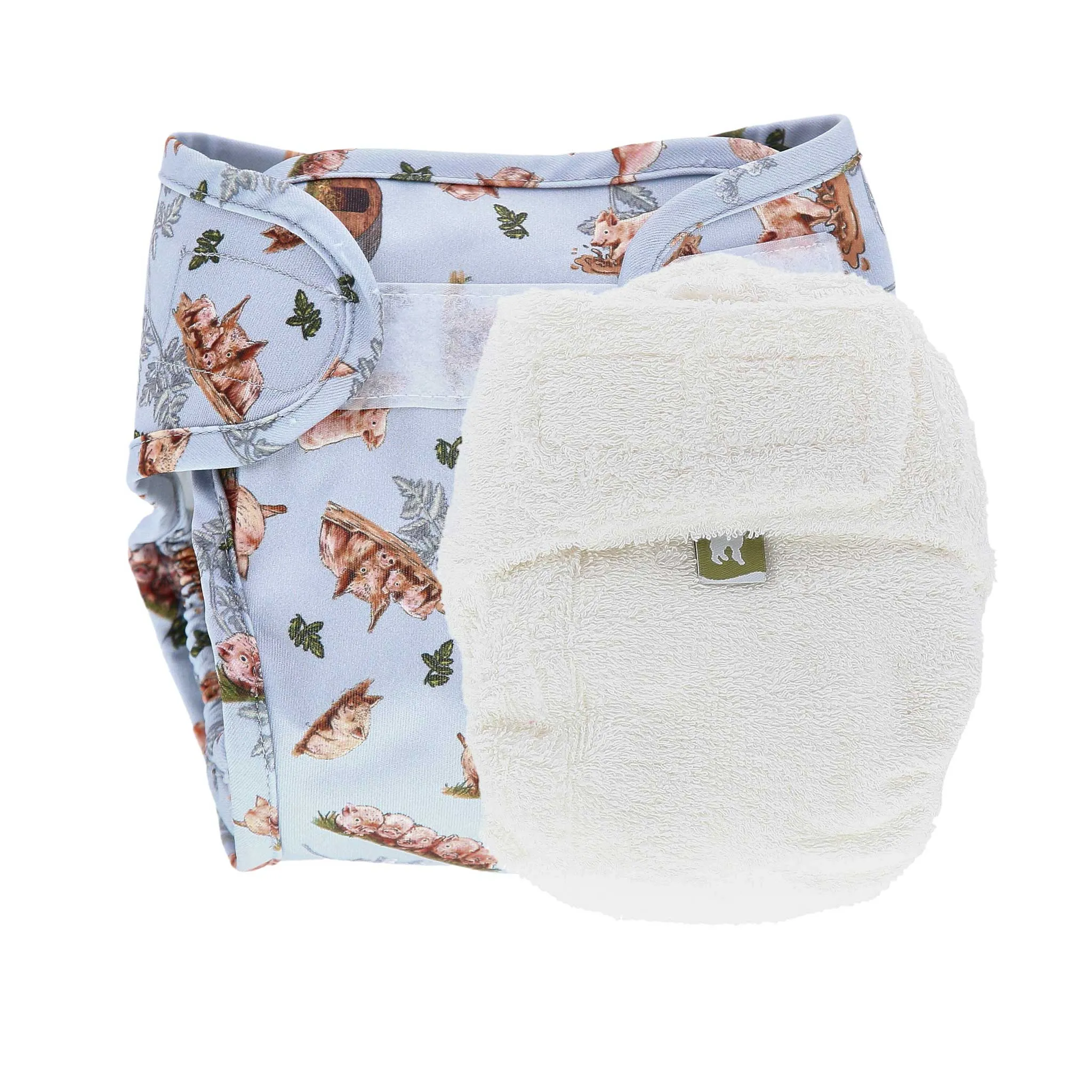 Bamboo Fitted Nappy and Wrap Trial Bundle