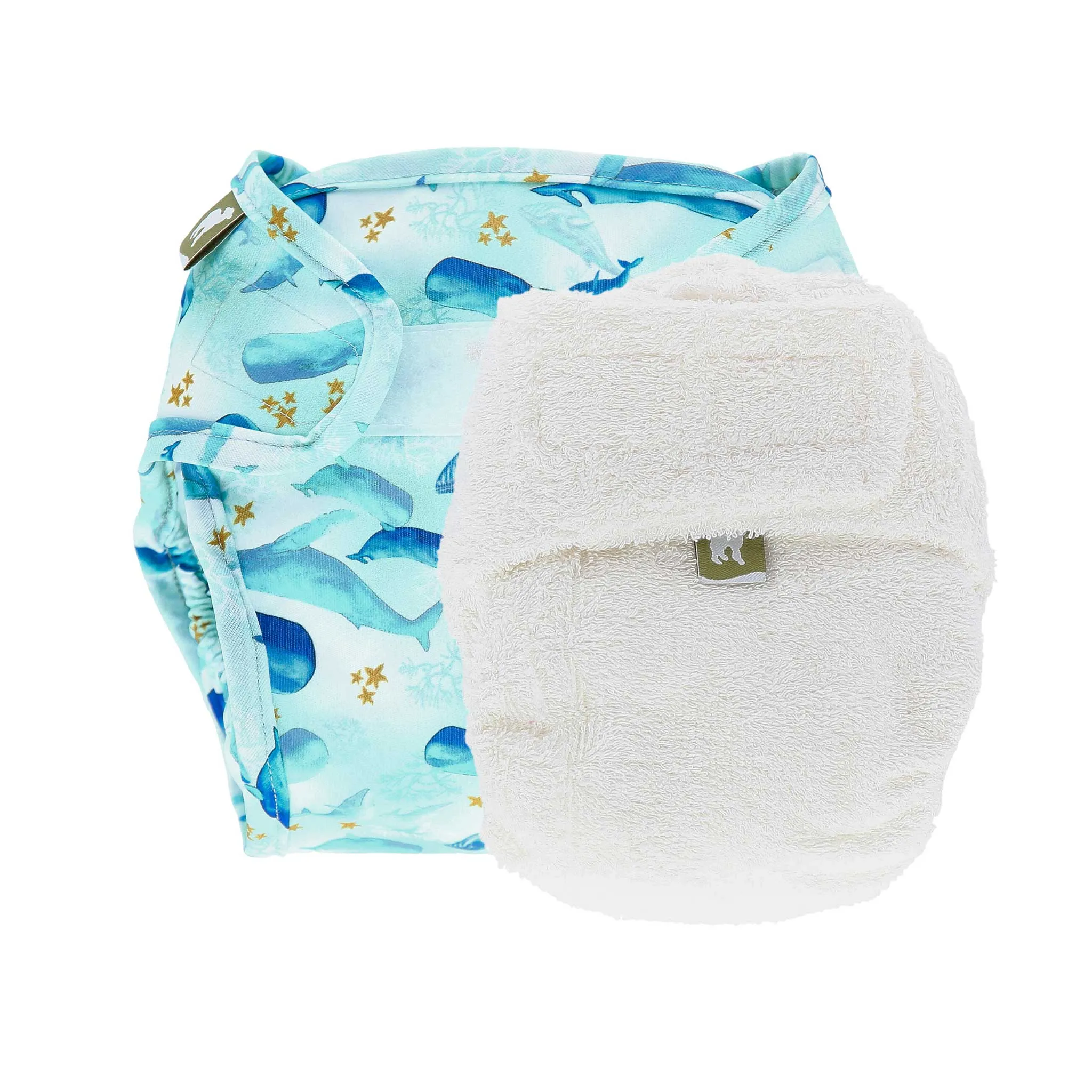 Bamboo Fitted Nappy and Wrap Trial Bundle