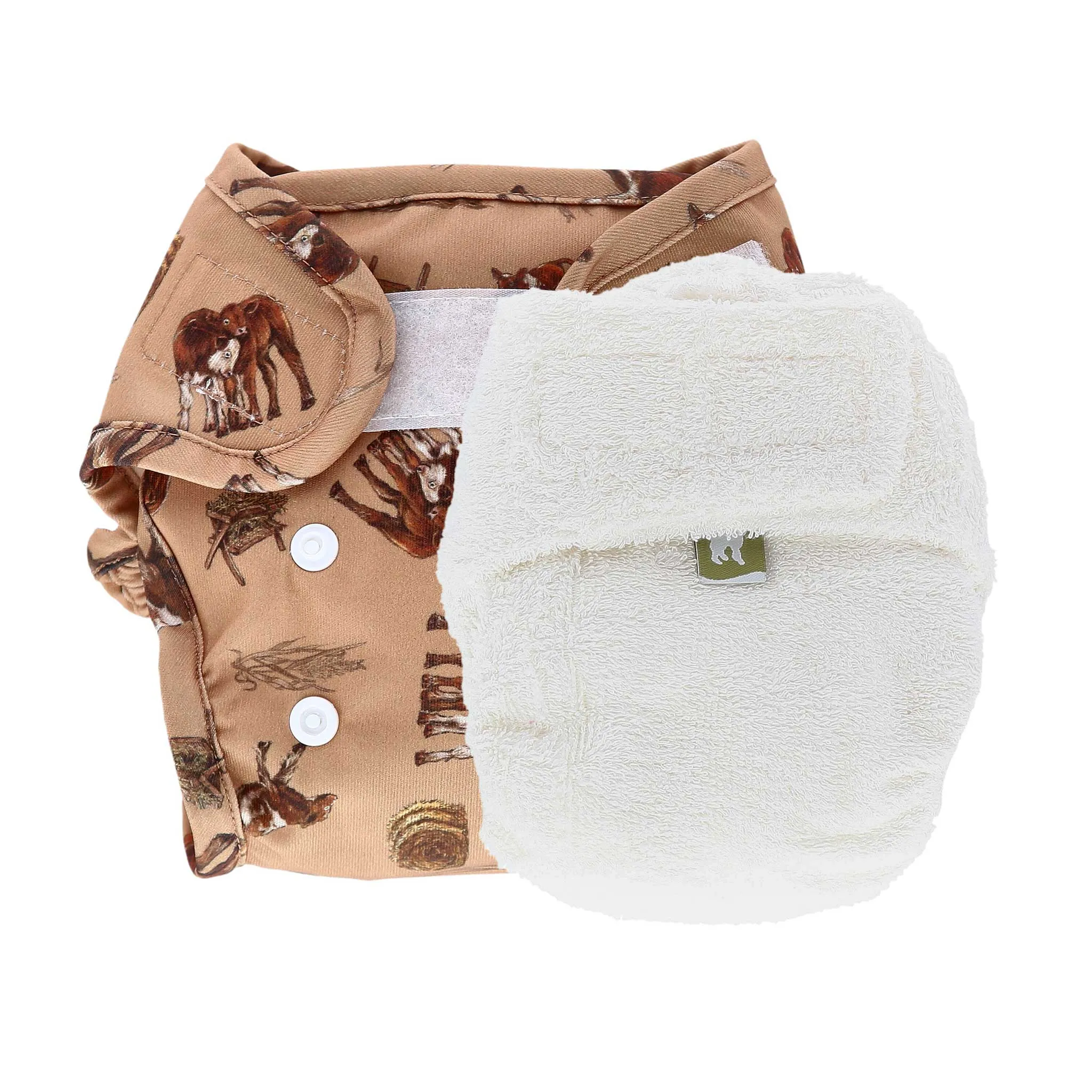Bamboo Fitted Nappy and Wrap Trial Bundle