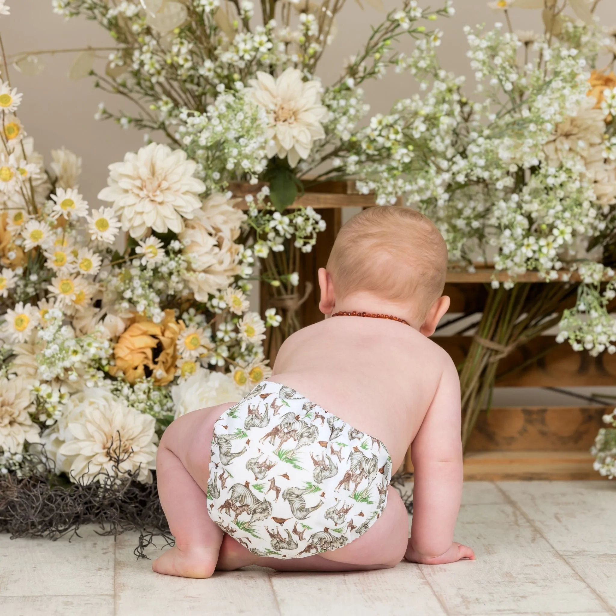Bamboo Fitted Nappy and Wrap Trial Bundle