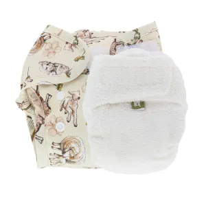 Bamboo Fitted Nappy and Wrap Trial Bundle