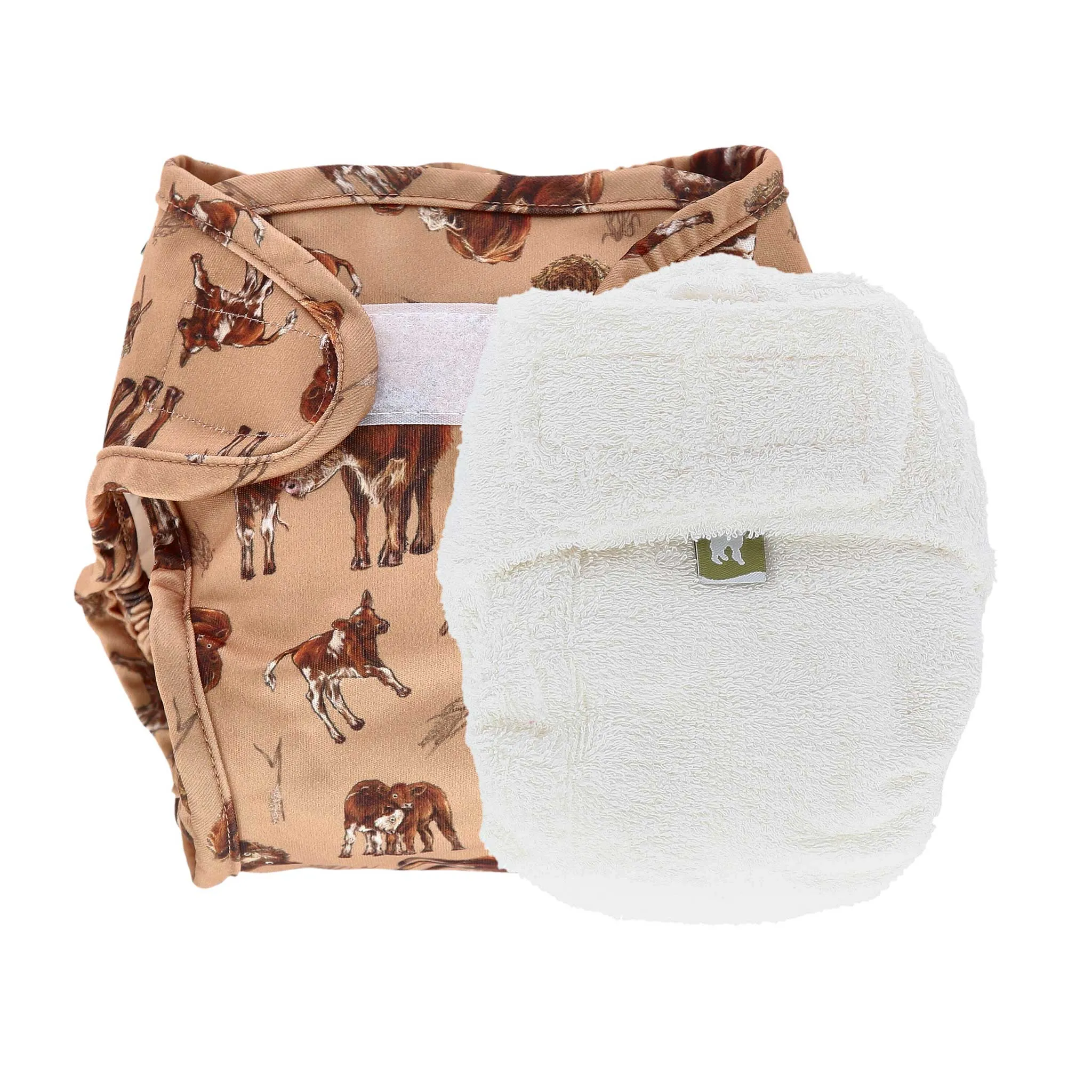 Bamboo Fitted Nappy and Wrap Trial Bundle