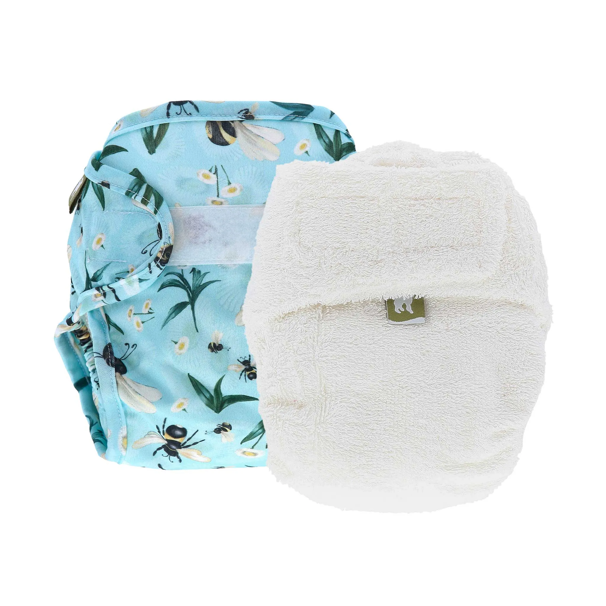 Bamboo Fitted Nappy and Wrap Trial Bundle