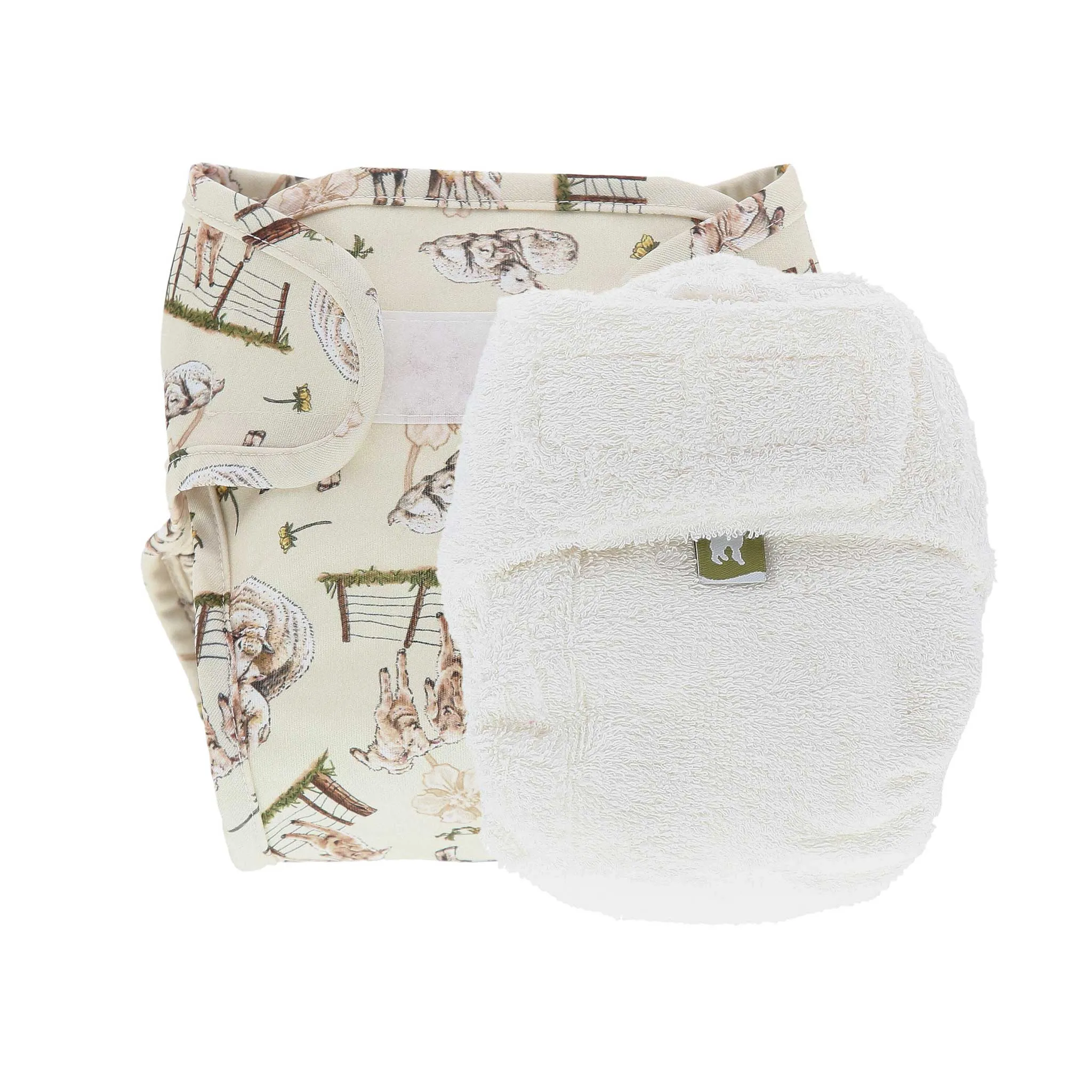 Bamboo Fitted Nappy and Wrap Trial Bundle