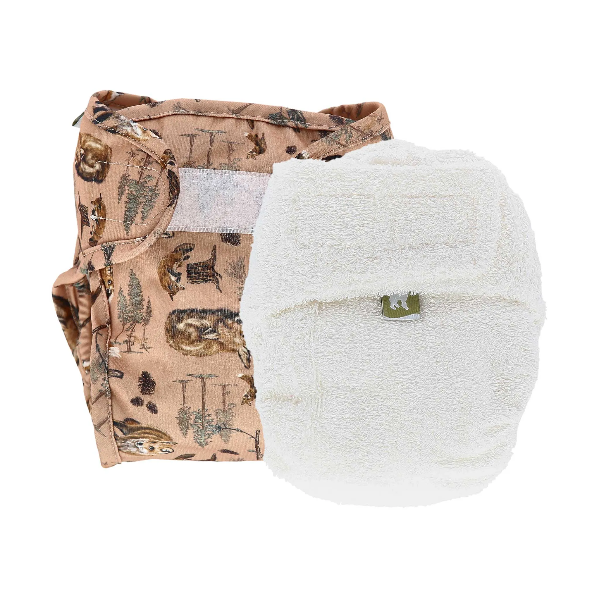 Bamboo Fitted Nappy and Wrap Trial Bundle