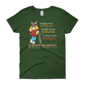 Barbrabarian Scoop Neck T-Shirt