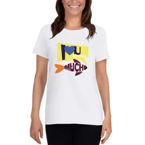 Bengali Heavy Cotton Short Sleeve T-Shirt -I love you so much