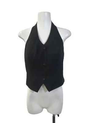 Black Vest Top