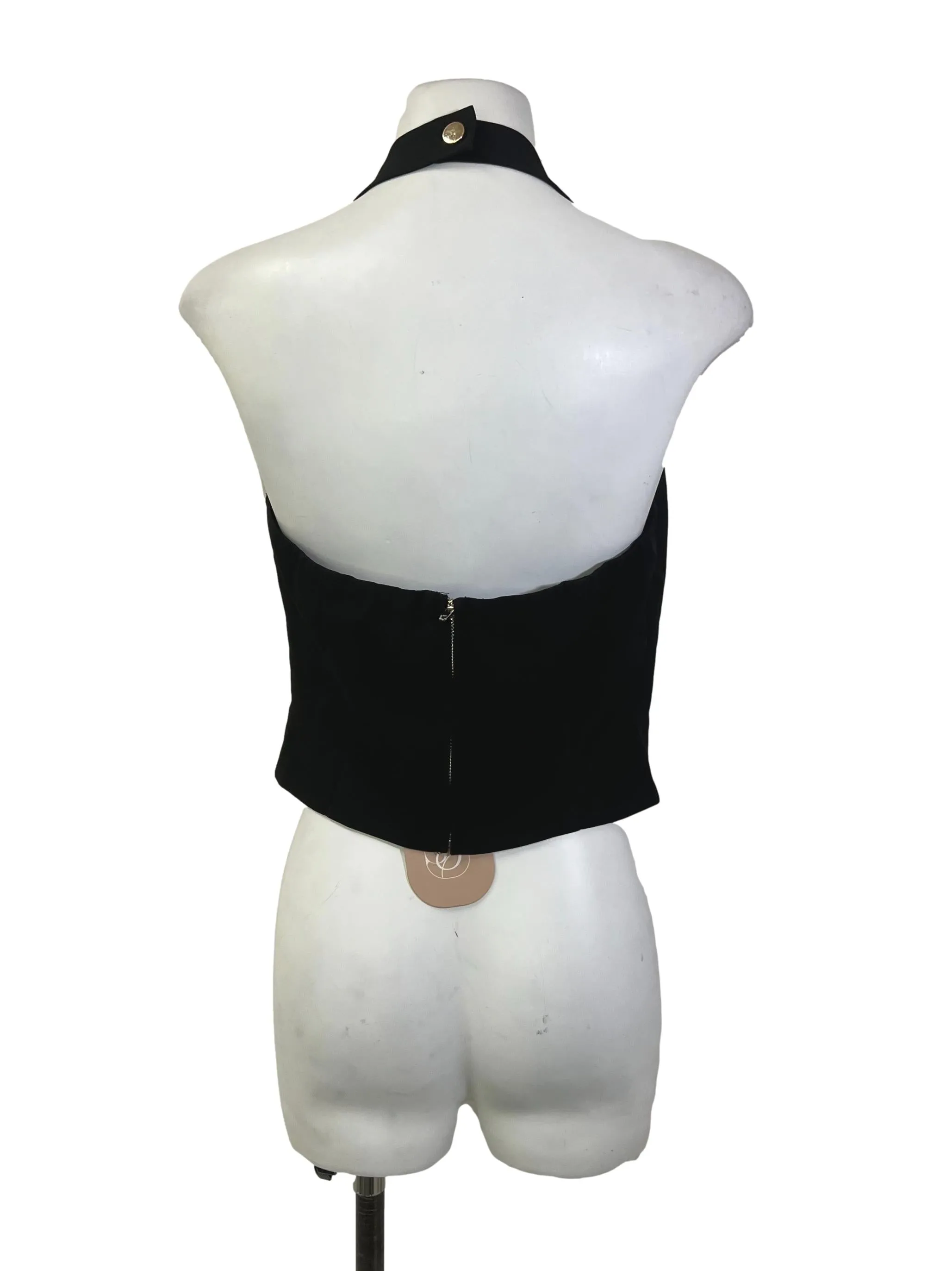 Black Vest Top