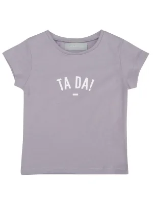 Bob & Blossom Violet Ta Da! Cap-Sleeved T-Shirt