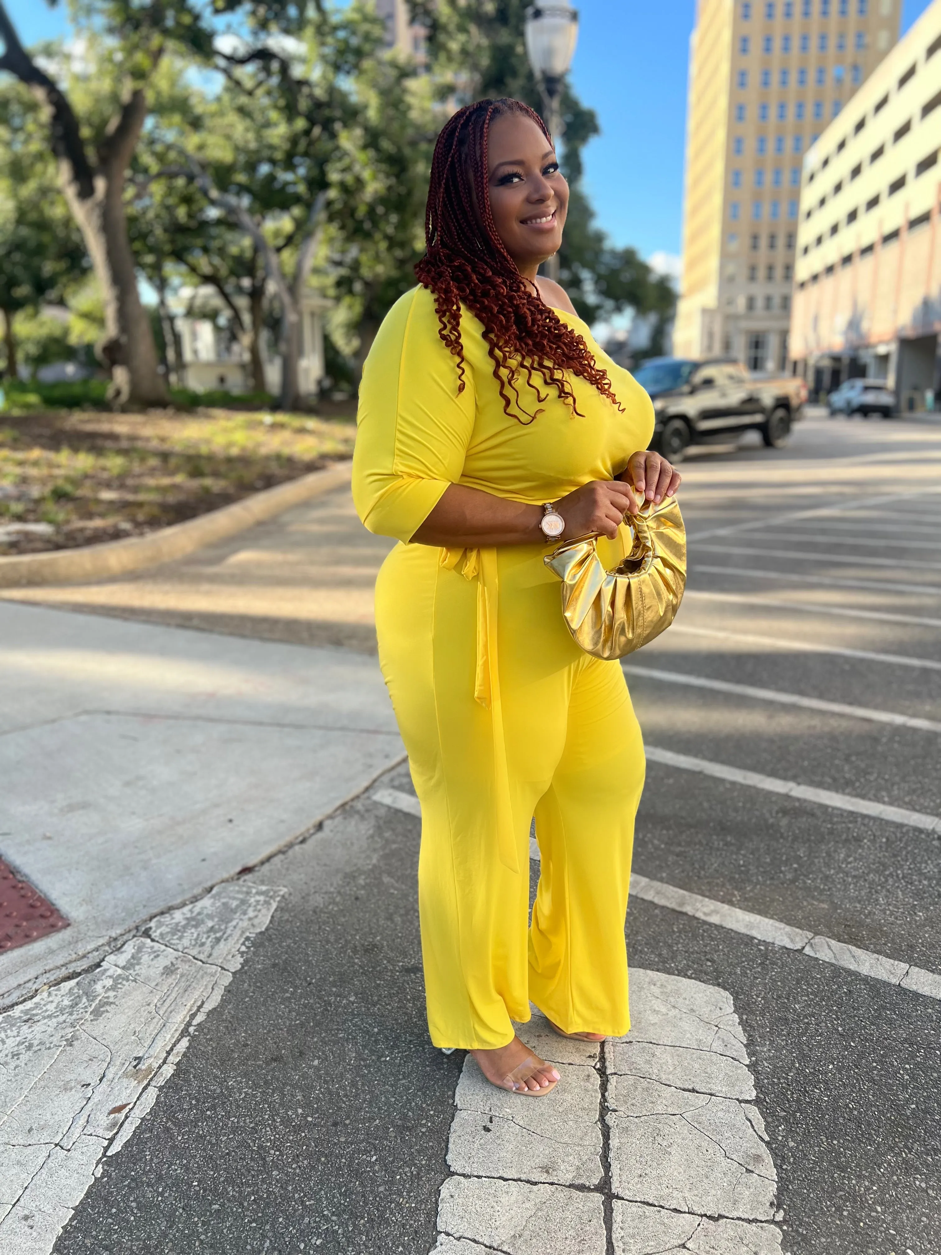 “Bold & Beautiful” Jumpsuit (Plus )