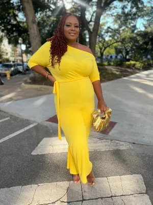 “Bold & Beautiful” Jumpsuit (Plus )