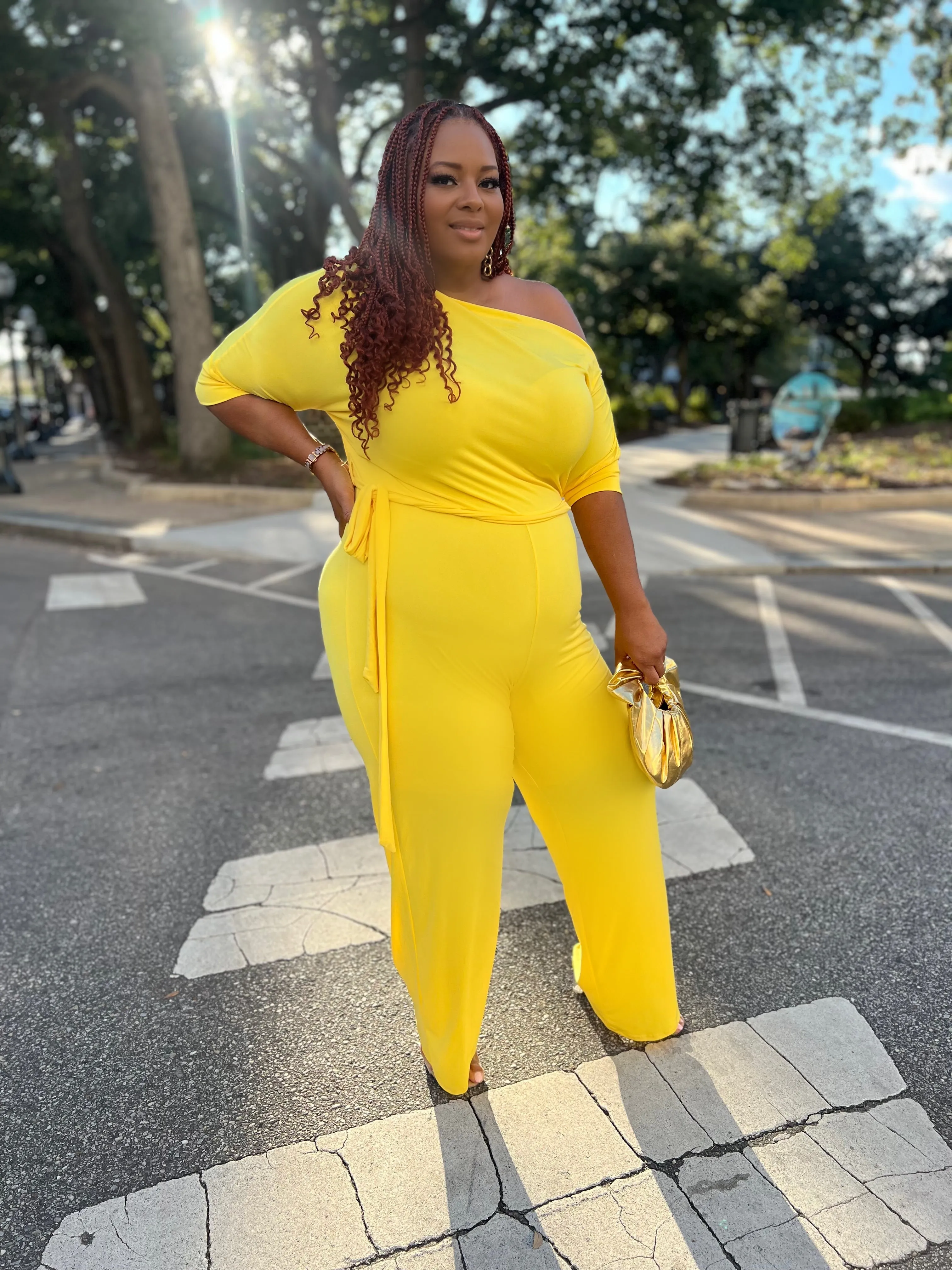 “Bold & Beautiful” Jumpsuit (Plus )
