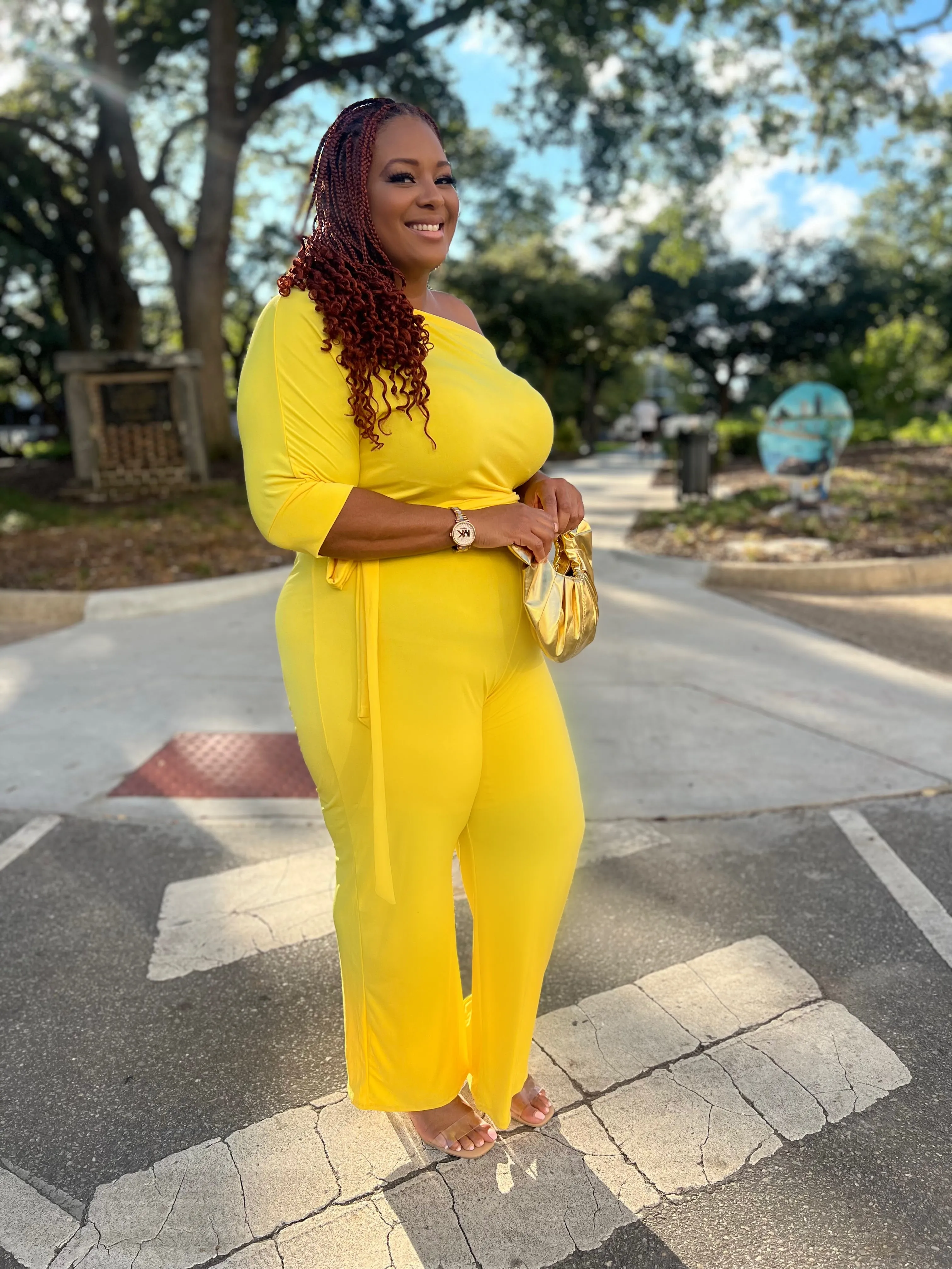 “Bold & Beautiful” Jumpsuit (Plus )