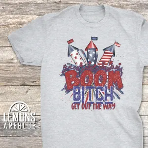 Boom OOPS Get Out The Way Premium Tees
