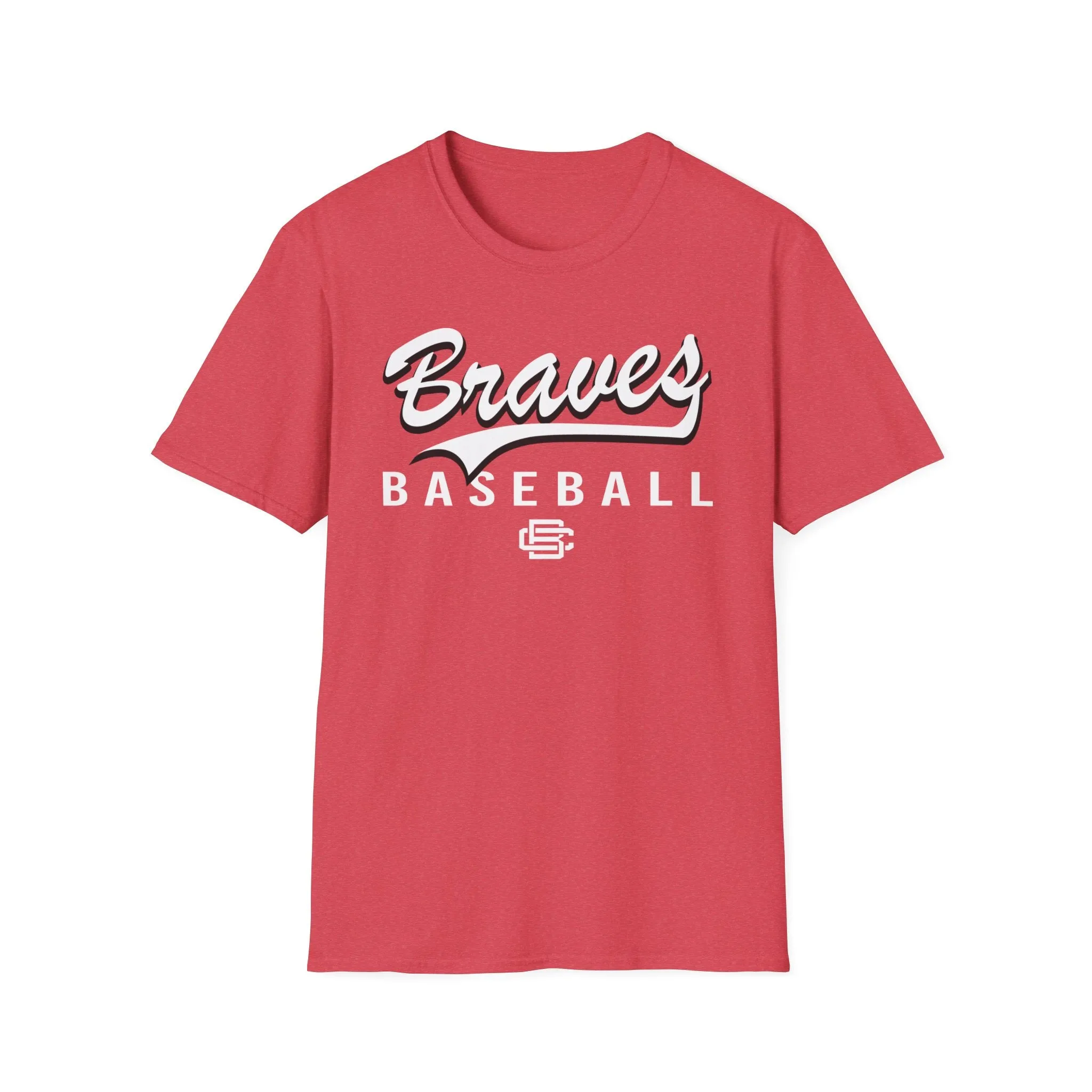 Braves Baseball Swoosh Unisex Softstyle T-Shirt