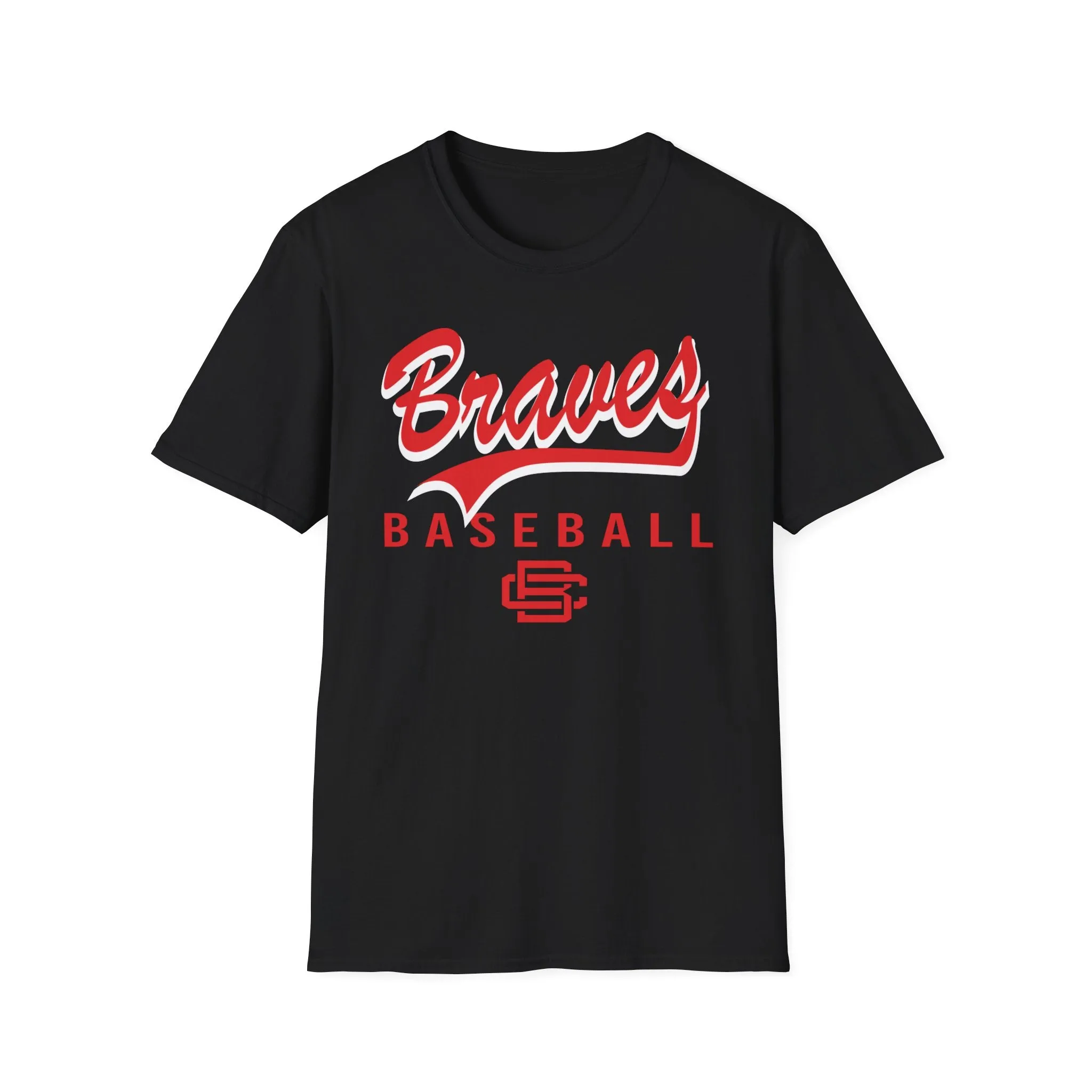 Braves Baseball Swoosh Unisex Softstyle T-Shirt