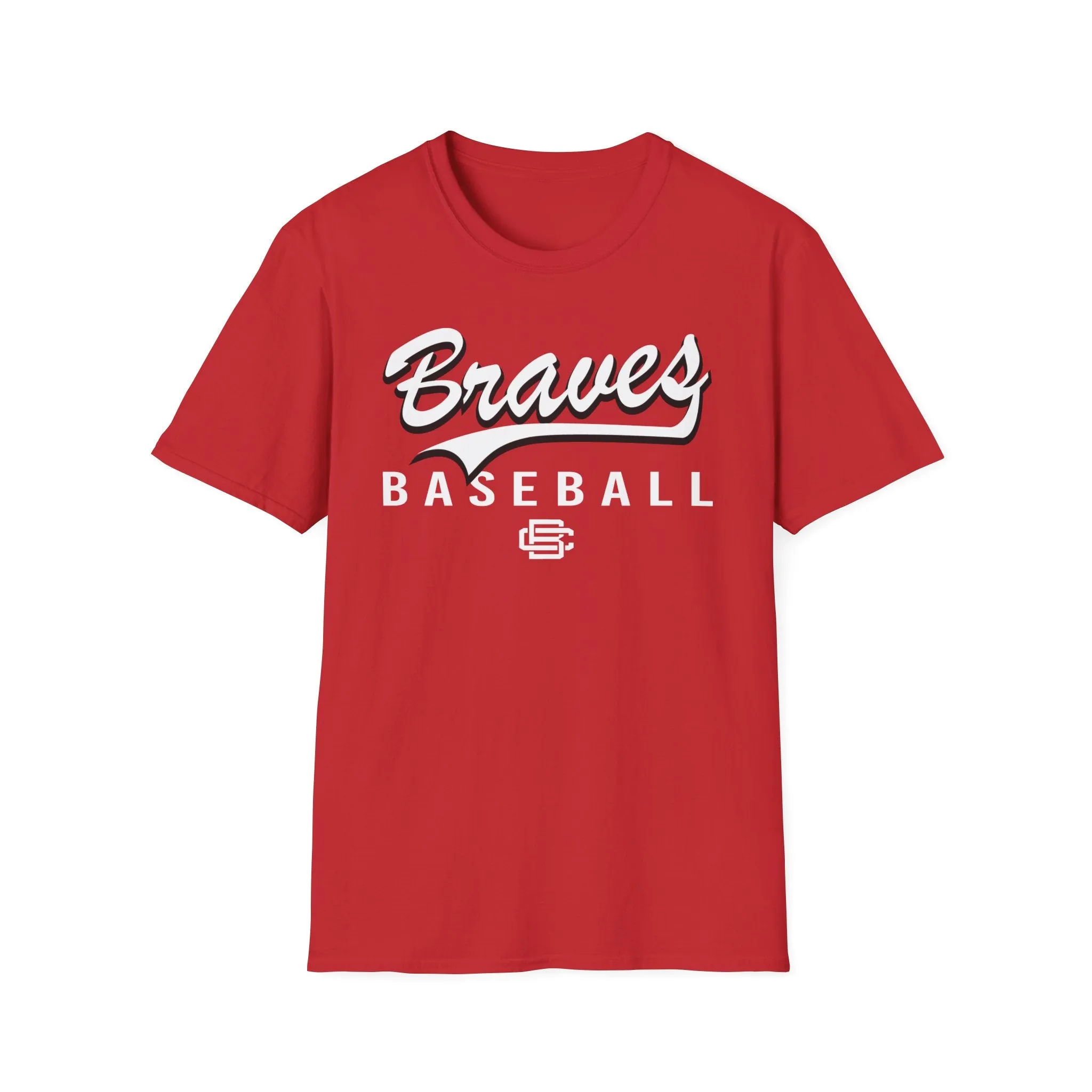 Braves Baseball Swoosh Unisex Softstyle T-Shirt
