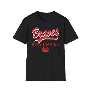 Braves Baseball Swoosh Unisex Softstyle T-Shirt