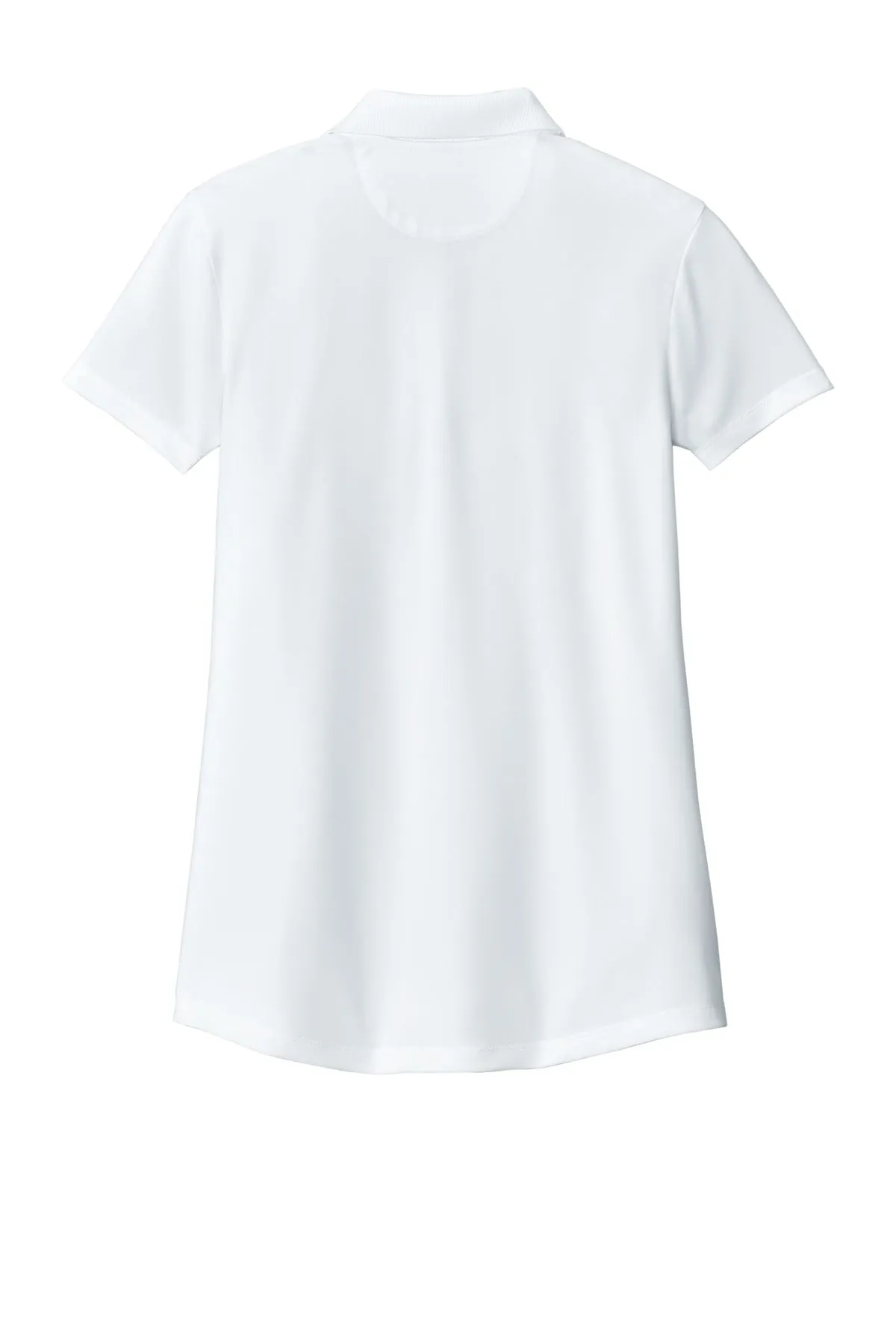 Brooks Brothers Women's Mesh Pique Performance Polo BB18221 White