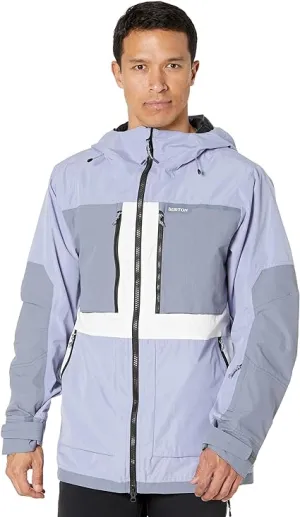 Burton Frostner Jacket Mens - Foxglove/Gray/Stout White