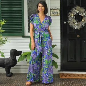 Chantika Jumpsuit - Indigo Jungle