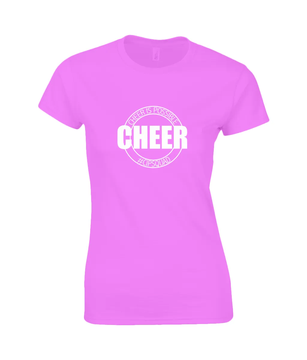 CIP: Cheer Ladies Fitted T-Shirt