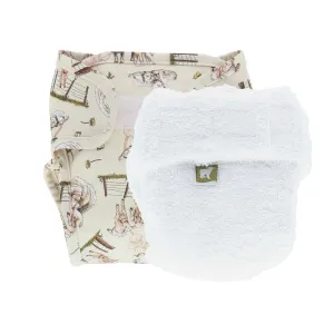 Cotton Fitted Nappy and Wrap Trial Bundle