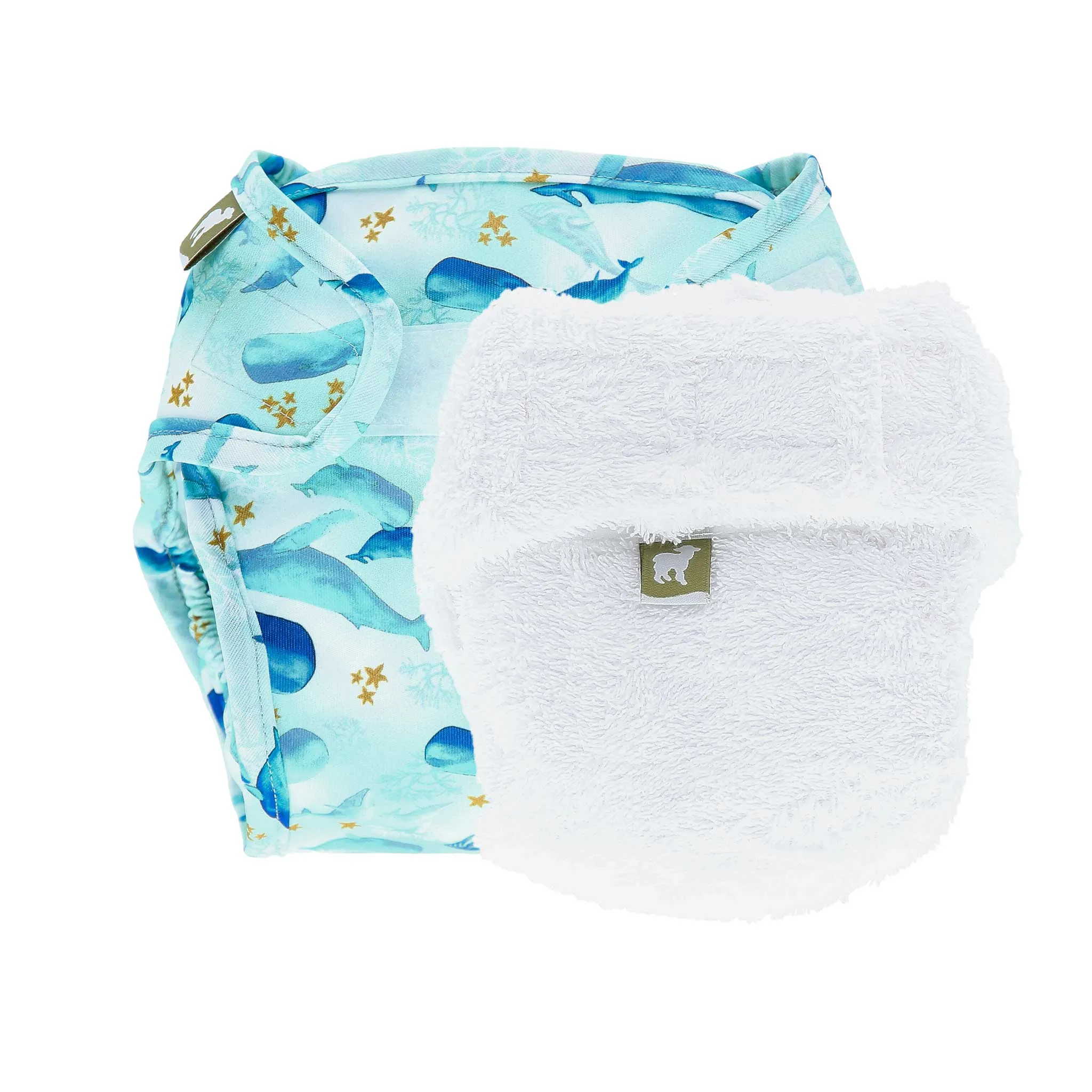 Cotton Fitted Nappy and Wrap Trial Bundle