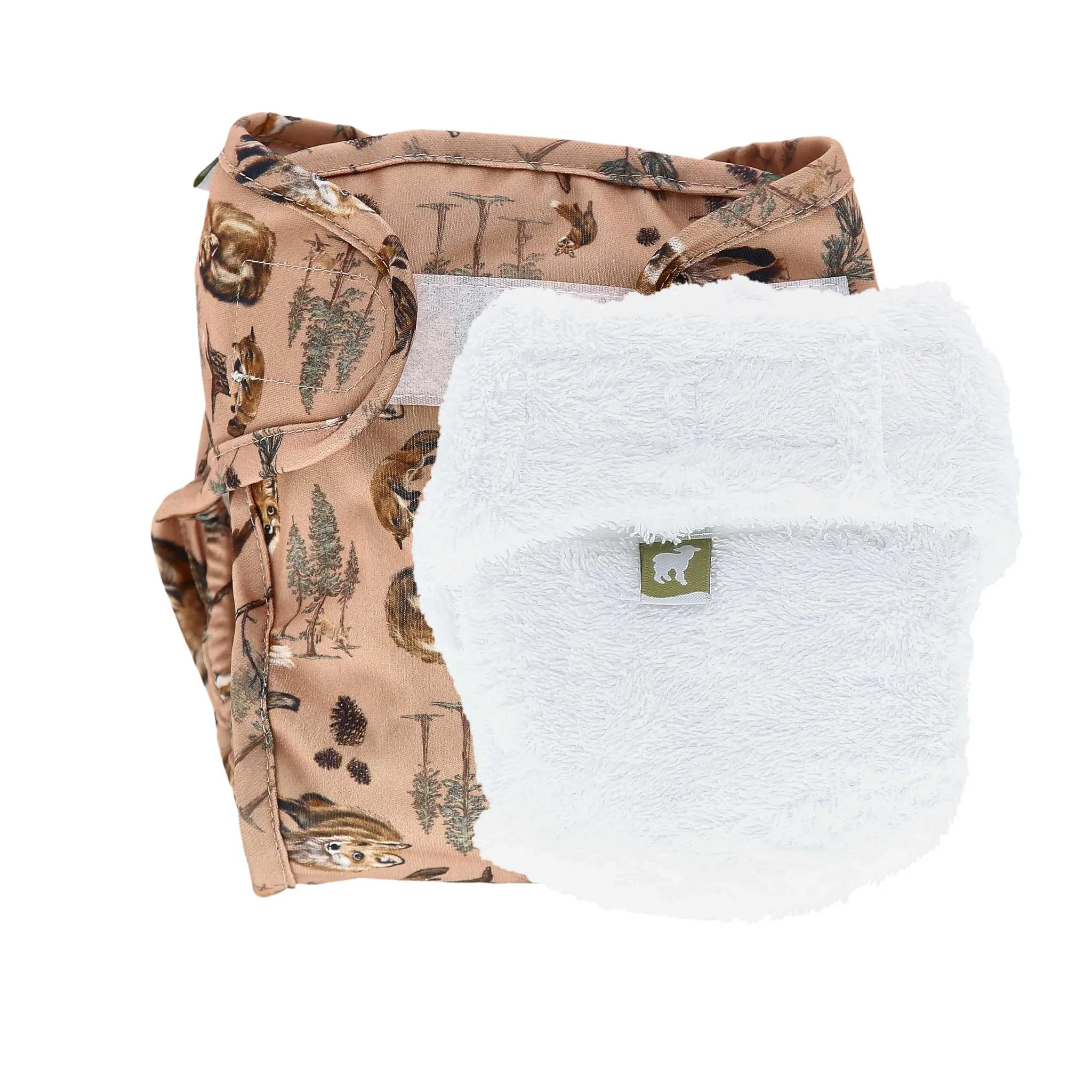 Cotton Fitted Nappy and Wrap Trial Bundle