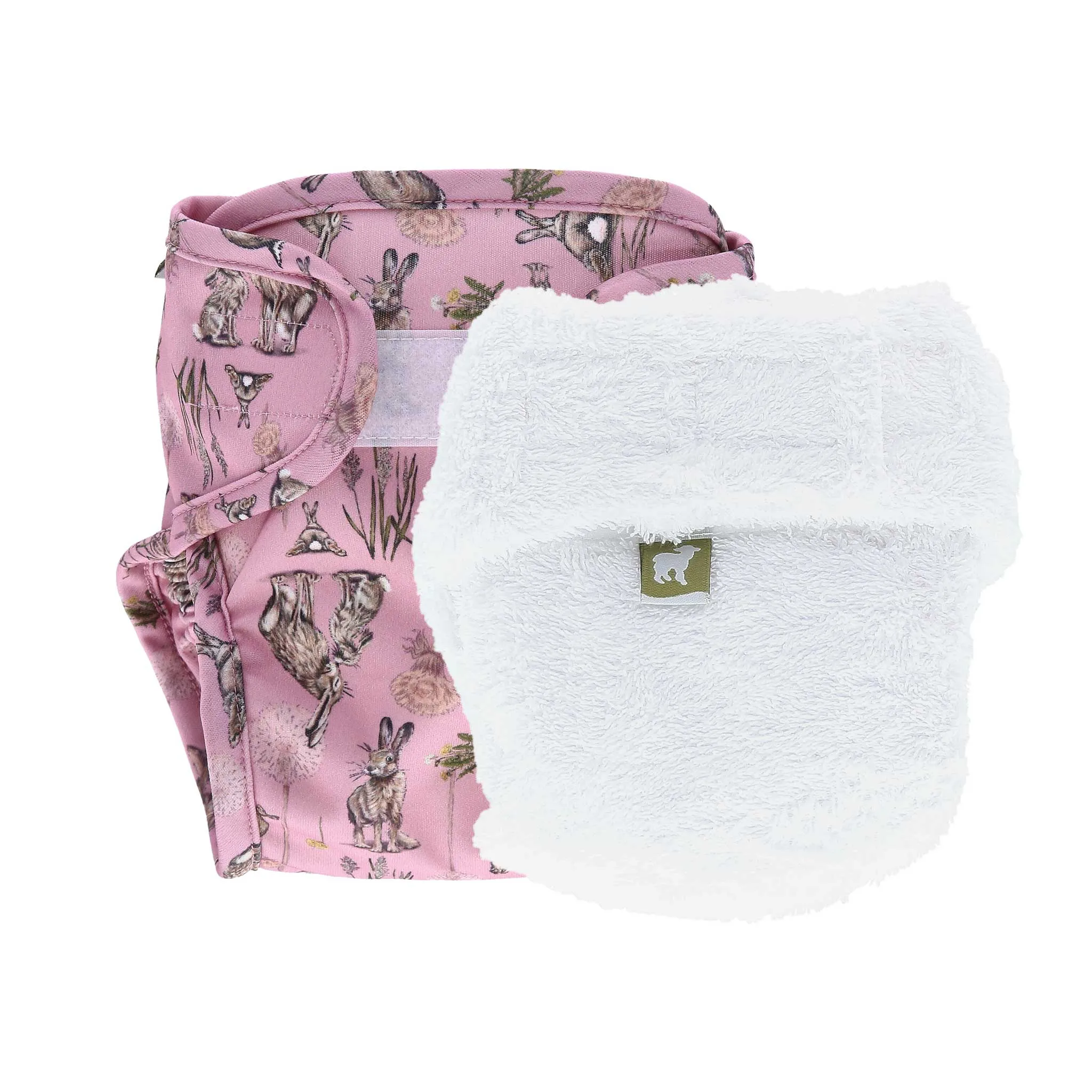 Cotton Fitted Nappy and Wrap Trial Bundle