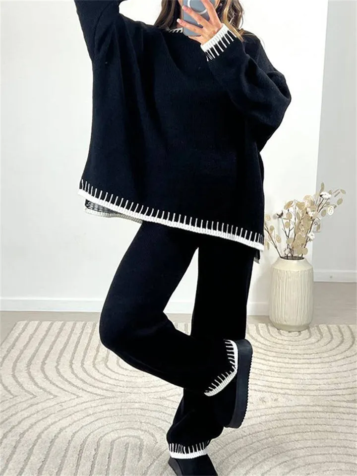 Cozy Fashion Knitted Sweater Outfits for Women