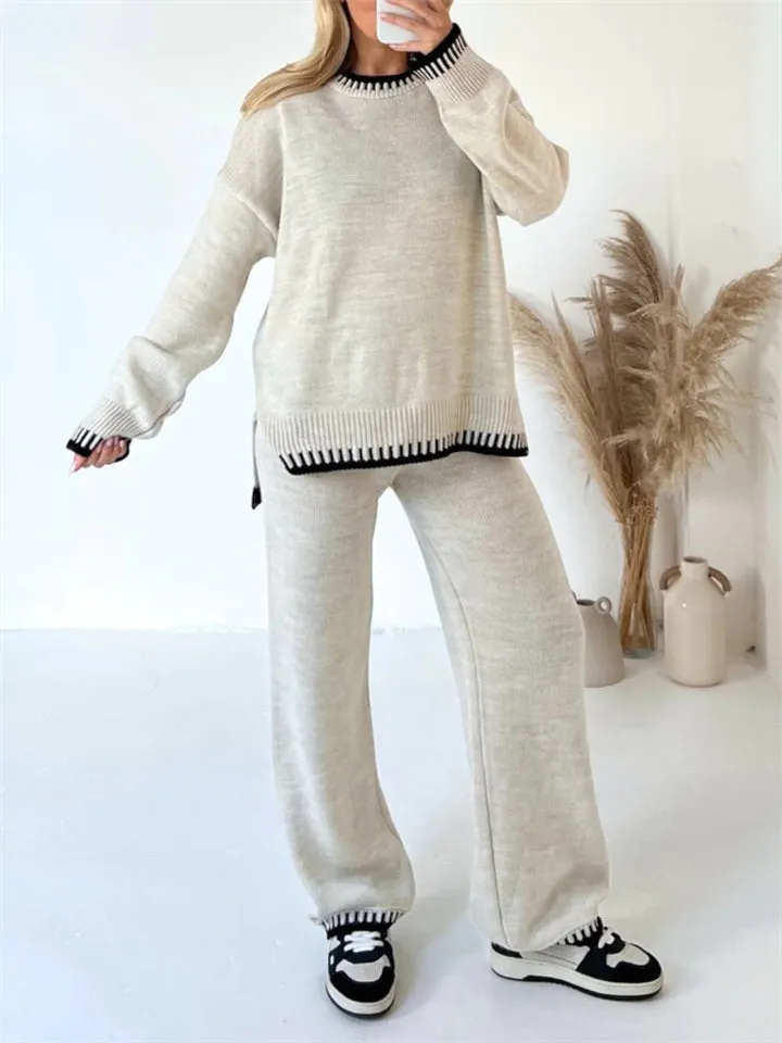 Cozy Fashion Knitted Sweater Outfits for Women