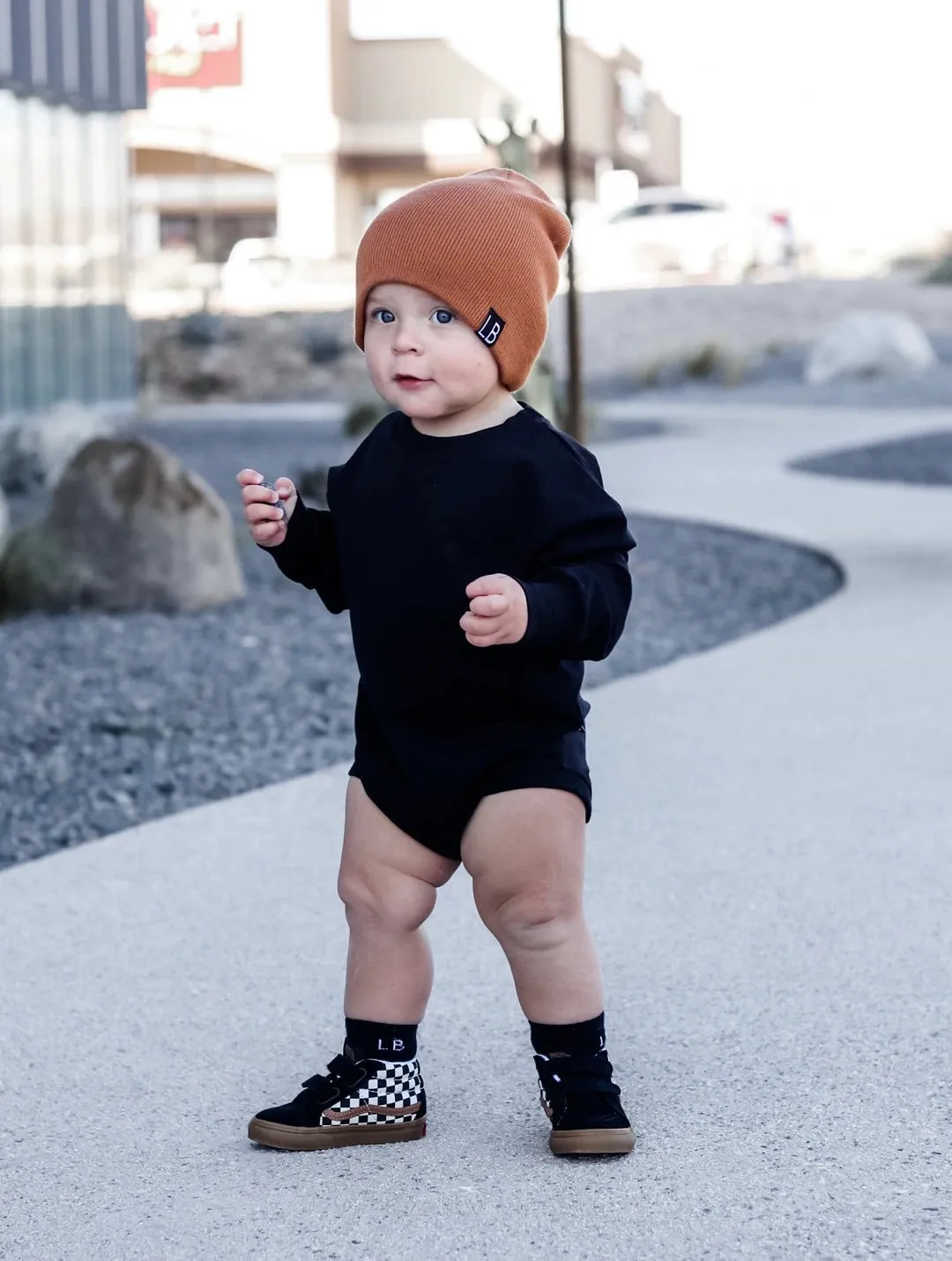 CREWNECK ONEPIECE - BLACK