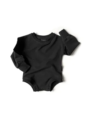 CREWNECK ONEPIECE - BLACK