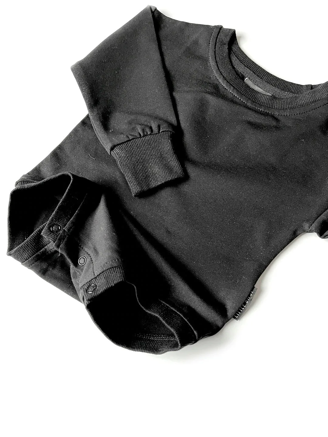 CREWNECK ONEPIECE - BLACK