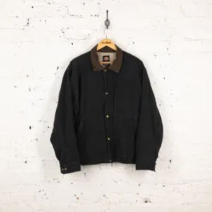 Dickies Fleece Lined Work Bomber Jacket - Black - XXL